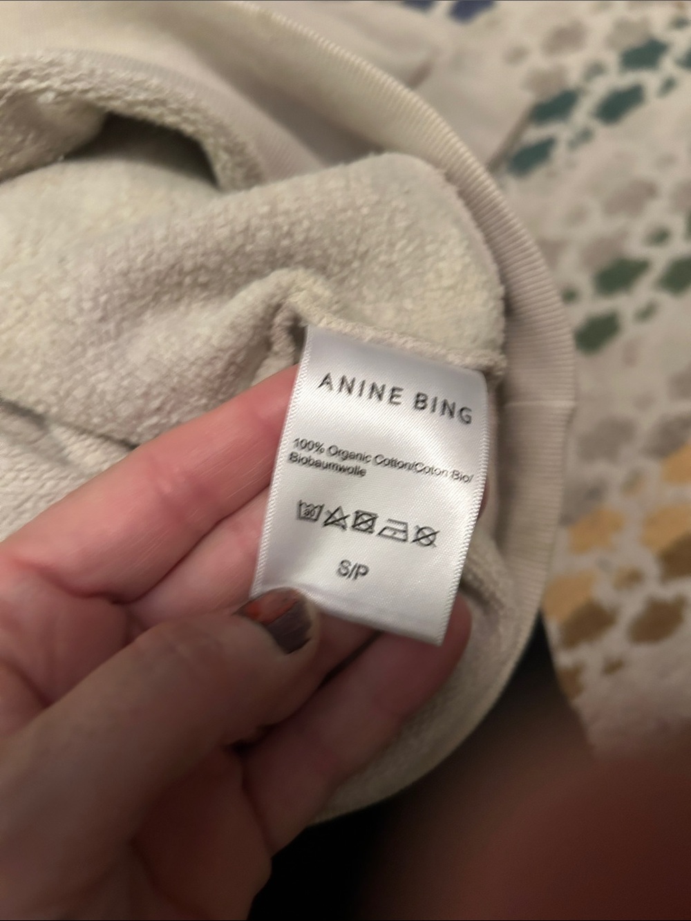 Anine Bing Muse Tiger Sweatshirt - AS IS - size small - Picture 11 of 11